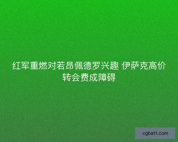 红军重燃对若昂佩德罗兴趣 伊萨克高价转会费成障碍 红军重燃对若昂佩德罗兴趣 伊萨克高价转会费成障碍